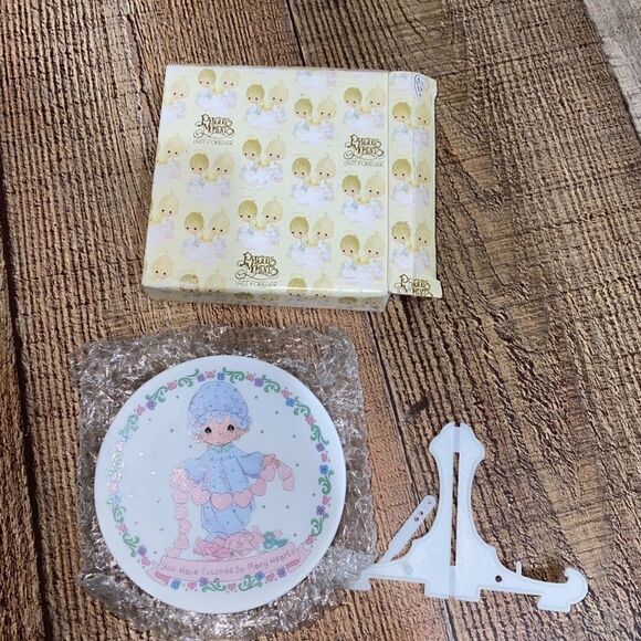 Precious moments mini collectors plate - Picture 1 of 5